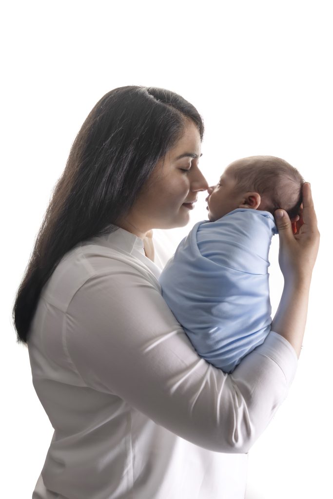 Newborn baby portrait from a Nook Look photography session, Greater Vancouver