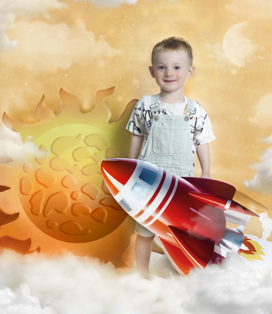 Child studio portrait session at Nook Look, Coquitlam, BC